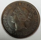 1858 Canada Large Cent Victoria All Original Key Date Brown