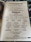      Broadway Playbill Bklyn The Musical   Benefits Broadway Cares 