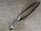 Antique Nickle Plated Steel Tooth Extractor Dentist Tool 7  Long