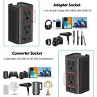 220v To 110v Voltage Converter Us To Europe Travel Plug Adapter International   