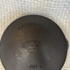 National Wagner Ware Sidney O -  7 - Cast Iron Skillet 1357 Restored