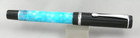 Conklin Duragraph Turquoise Nights Turquoise   Black Fountain Pen Fine Nib