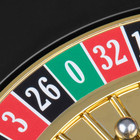 Roulette Table Wheel - 10 Inch Poker Roulette Wheel Set With Spinning Brass T   