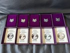 1987-1991 S U s  Mint American Eagle 1oz Silver Proof  1 Dollar Coin Box coa Lot