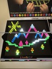 Life Brite 214 Pegs Magic Screen Retro Style  Kids Toy Fun Light Bright Game Set