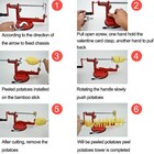 Heavy Duty Fruit Peeler Apple Peeler Corer Slicer Potato W  Suction Base