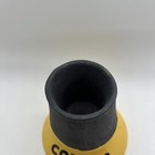 Vintage Cohiba Ceramic Single Cigar Stand Holder Yellow Black Ashtray Rest