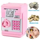Electronic Piggy Bank Atm Password Money Box Cash Coins Saving For Kids Gift