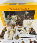 Real Life 7    Nativity 14 Piece Set By Three King Gifts Complete Frankincense