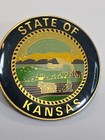 State Of Kansas Seal Souvenir Magnet 