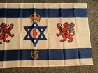 Ulster Israel  Red Hand Of Zarah Flag 3x5ft