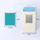 Stamp Punch 1x0 8 Inch Rectangular Postage Lever Action Scrapbook Card Making 