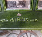 Rare Antique French Mirus Wood Burning Stove
