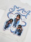 Vintage Demand Sza Sos Album Tour T-shirt Spray Paint Graphic Tee White Size M