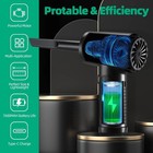 Compressed Air Duster  2 In 1 180000rpm Cordless Air Duster With Mini Car Vac   