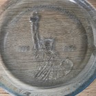 Statue Of Liberty Centennial Glass Plate 1886-1986 Clear Americana Excellent