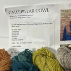 Romney Ridge Yarn Caterpillar Cowl Pattern Incl  b1 