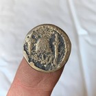 Ancient Coin Eid Mar Brutus Roman Bronze Denarius Caesar