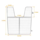Heavy Duty Barn Stall Gate With Yoke 52  W X 62  H For Horse Livestock Steel