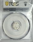 1861 Three Cent Silver Pcgs Ms61 Bright Flashy Civil War 3c Coin