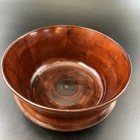 Handmade Hand Turned Carved Wood Centerpiece Bread Salad Bowl Large 10  Mcm