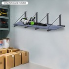 4pcs 1 Tier Shipping Container Shelving Bracket Triangular - 16 x18   550 Lbs