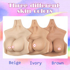Realistic Fake Boobs For Crossdresser C-g Cup Silicone Breast Forms Breast Plate