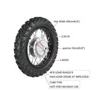 2 50-10 Drum Brake Front Rear Wheel Tire Rim For Yamaha Ttr50 Pw50 Suzuki Jr50 