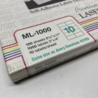 Maco White Laser inkjet Shipping   Address Labels 2 X 4 1000 Labels Ml-1000 New
