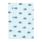 Unisex Baby Cotton Flannel Burp Cloths 4-pack  Pastel Dino  Size