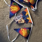 Coors Light   Original Coors Halloween Party Pennant Banner Garland Sign   1997
