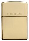 Zippo High Polish Brass With Solid Brass Engraved 254