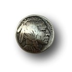 4 Pack Indian Head And Buffalo Nickel Screw Back Conchos - 3 4 