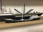 N Scale Waterline Coastal Freighter Cargo Ship 130 Feet 3d Print Unpainted  Boat