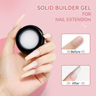 3d Nail Art Gel Clear And White Solid Builder Gel For Nails Non-stick Hand Sculp