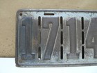 Vintage 1918 Illinois Slotted License Plate