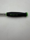 Snap-on Tools Usa New Green 1 4  Drive Soft Grip Extra-long Fixed Ratchet Thll72