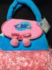 Webkinz Plush Pet Carrier New Pink Blue Corduroy Hc076