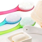 Long Handle Shower Brush - Self Back Scrubber Body Exfoliator For Bath Brushes