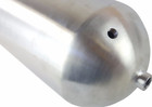 3 Gallon 6 Port Air Tank 24  Seamless Raw Aluminum Air Ride Suspension System