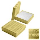 3 5  X 3 5  X 1  Cotton Filled Jewelry Display Packaging Boxes   100  200  500