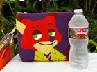 Disney Store Zootopia 2 - Nick Wilde Wristlet   Bag Charm Set  7  H X 10  W Nwt