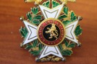 Belgian Order Of Leopold I Officer s Class Medal W  Swords
