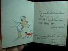 Vintage  let Yourself Go And Enjoy    Birthday Greeting Card