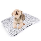 Plush Dog Crate Pad Mat  Antislip Kennel Bed For Small medium large Dogs