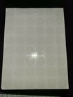 144-pack Clear Transparent Circle Stickers 1  Inch Diameter Thin Free Us Ship
