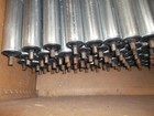 34  Between Frame High Speed Galvanized Conveyor Roller 1 9   7 16  Spring Shaft