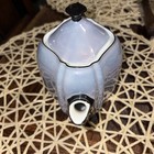 Vintage Oremont Bavarian Lusterware Light Blue Iridescent Teapot  58 Art Deco