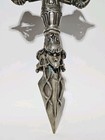 Vintage Tibetan Ritual Vajra Dorje Phurba Yam Kartika Cast White Metal