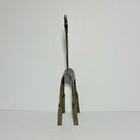 Vtg Brutalist Hammered Metal Giraffe Figurine Hand Forged Sculpture 11 5 Inch